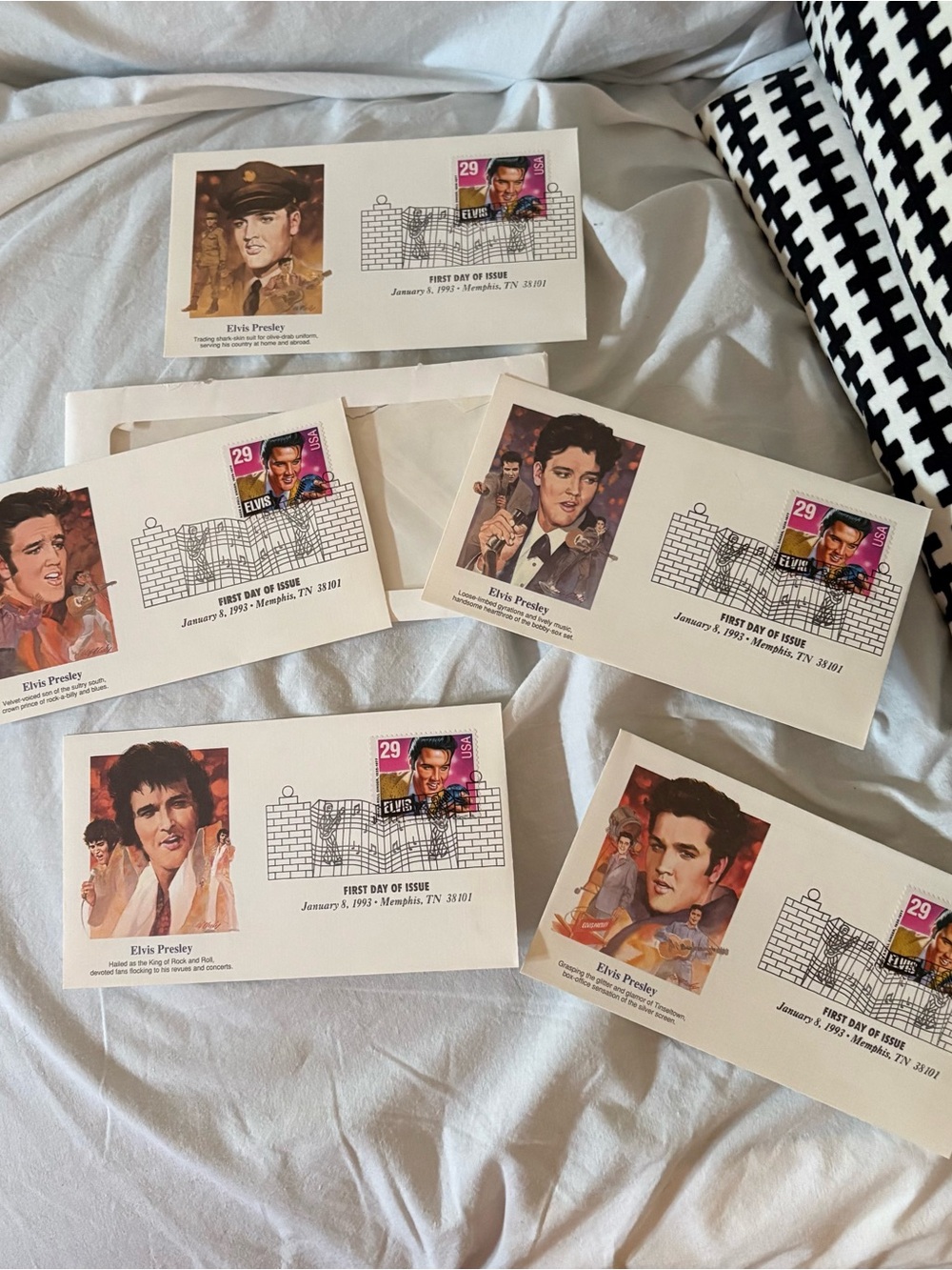 Elvis Presley First Day of Issue Stamp Collection